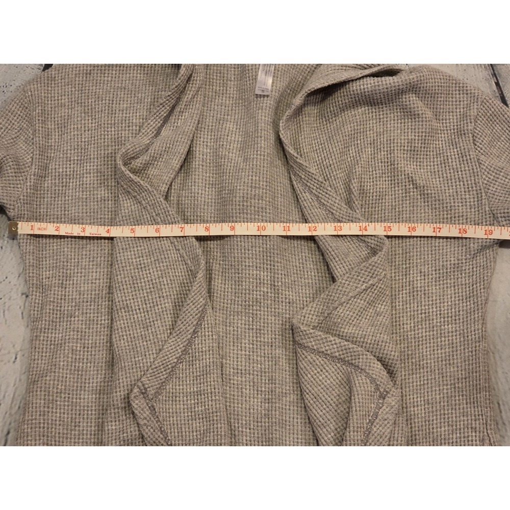 Altar'd‎ State Intimates Sz S Waffle Knit Cardigan Kimono Sweater Duster Thermal - Picture 3 of 6